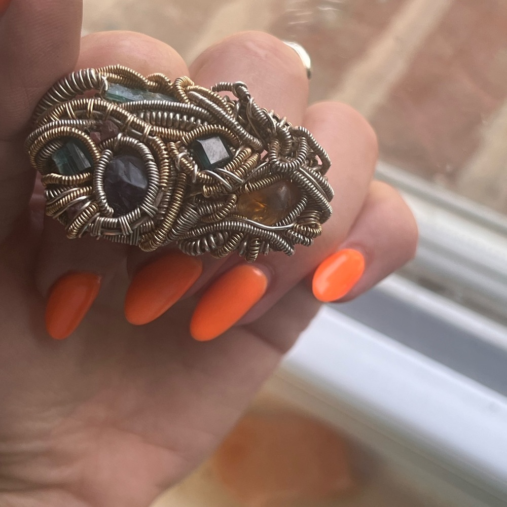 2finger wrapped custom ring - size 7
